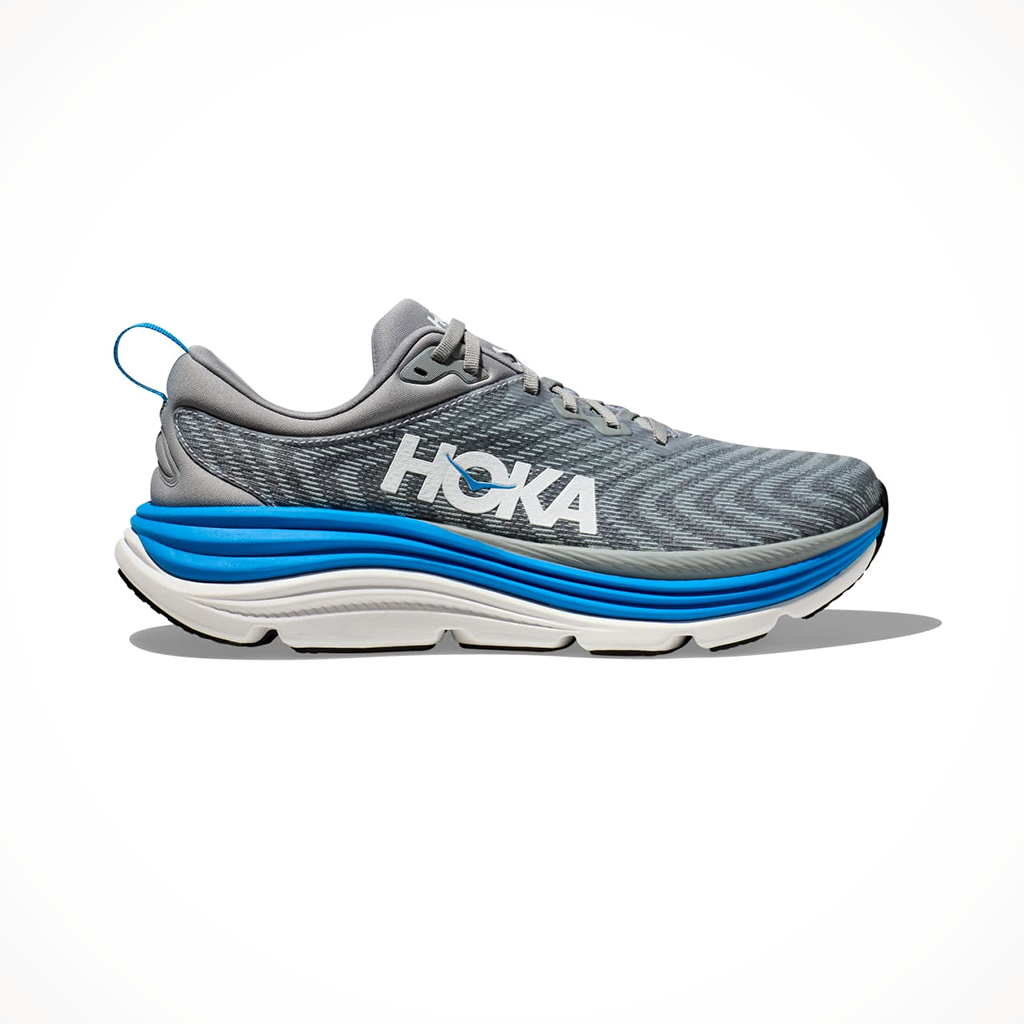 Hoka Mens Gaviota 5 Limestone Diva Blue Hero