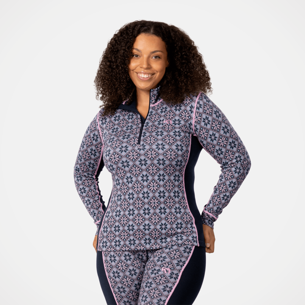 Rose Half Zip Baselayer Top — Women's