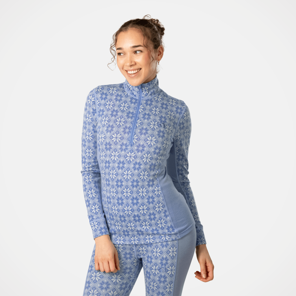Rose Half Zip Baselayer Top — Women's