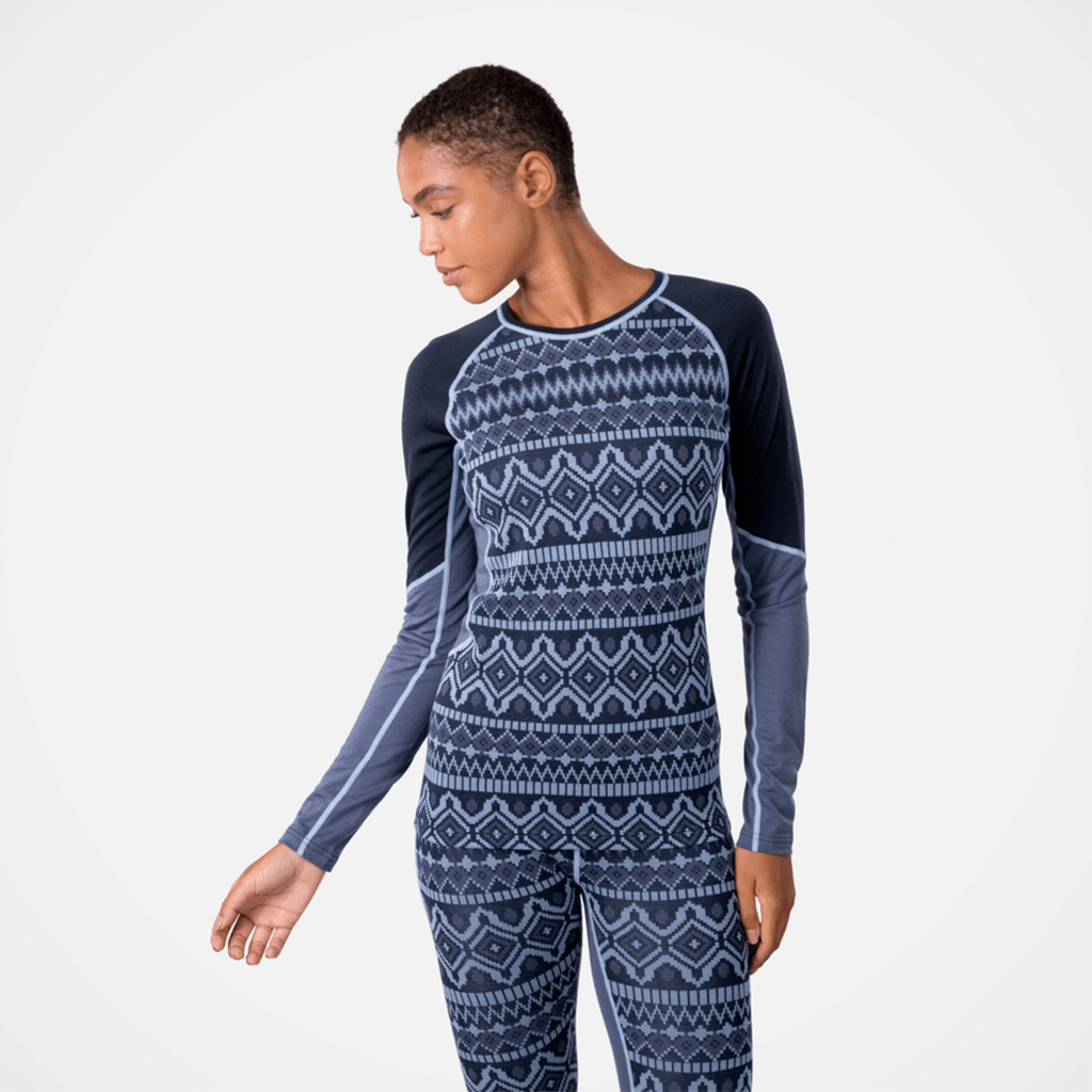 Product image: Kari Traa Malia LS Dark Navy Blue Womens 2025 Alt1.