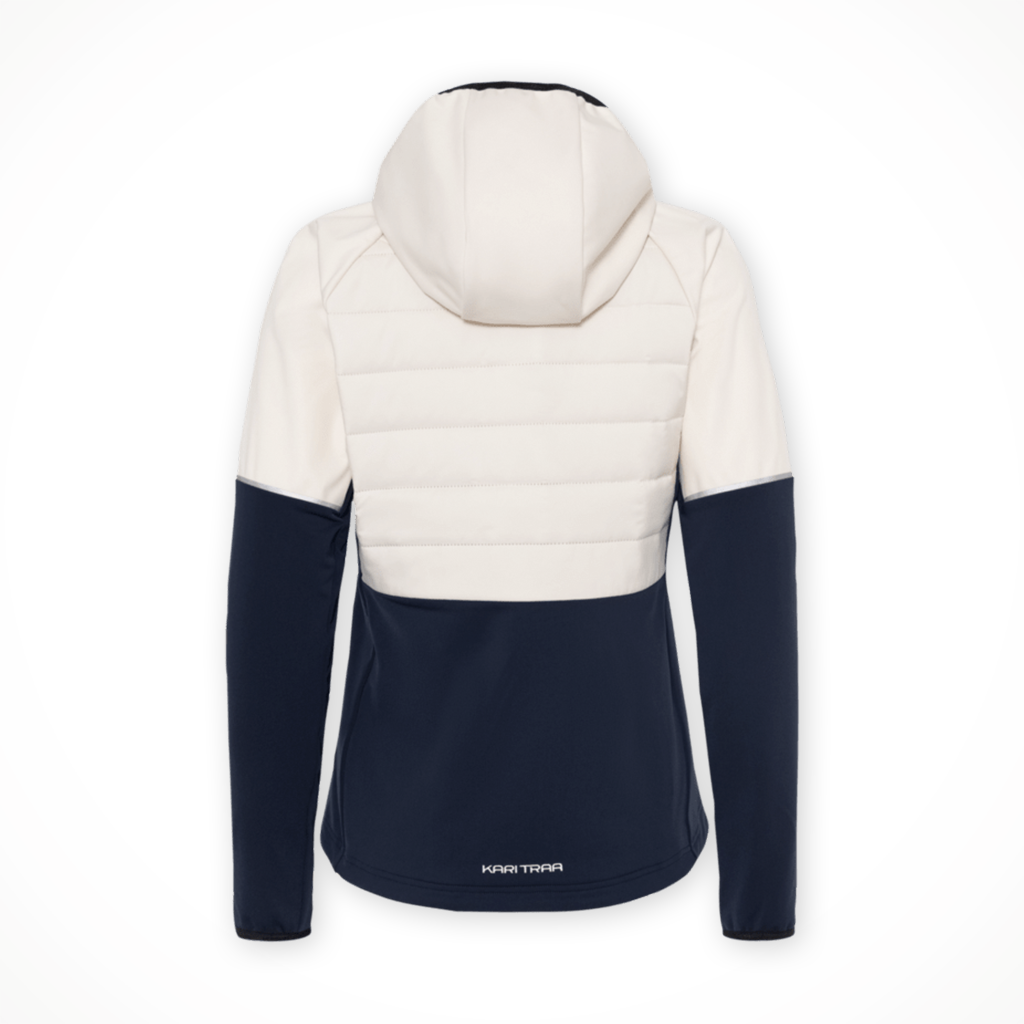 Product image: Kari Traa Nia Jacket Light Beige Womens 2025, shown from the back.