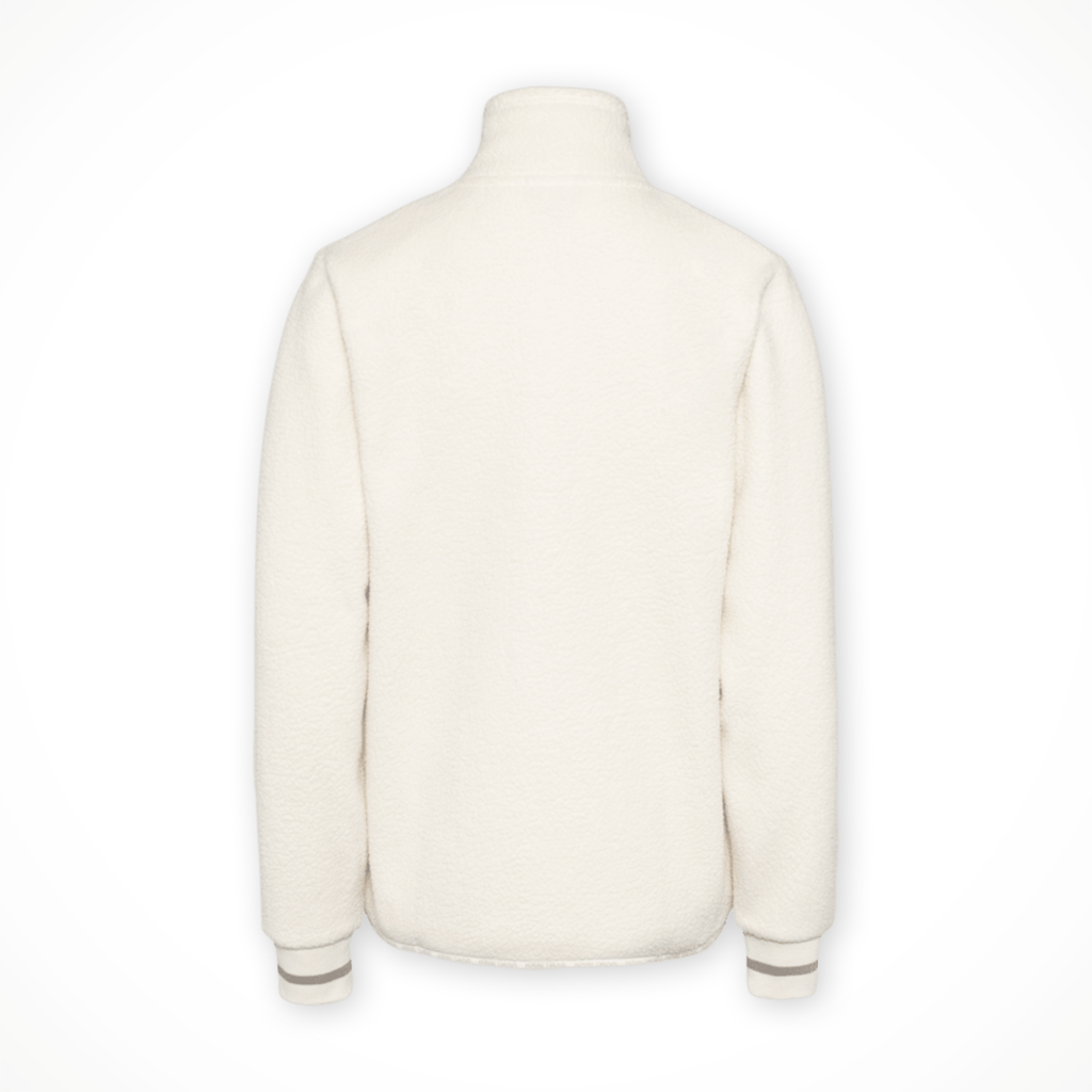Product image: Kari Traa Rothe Midlayer Light Beige womens 25, shown from the back.