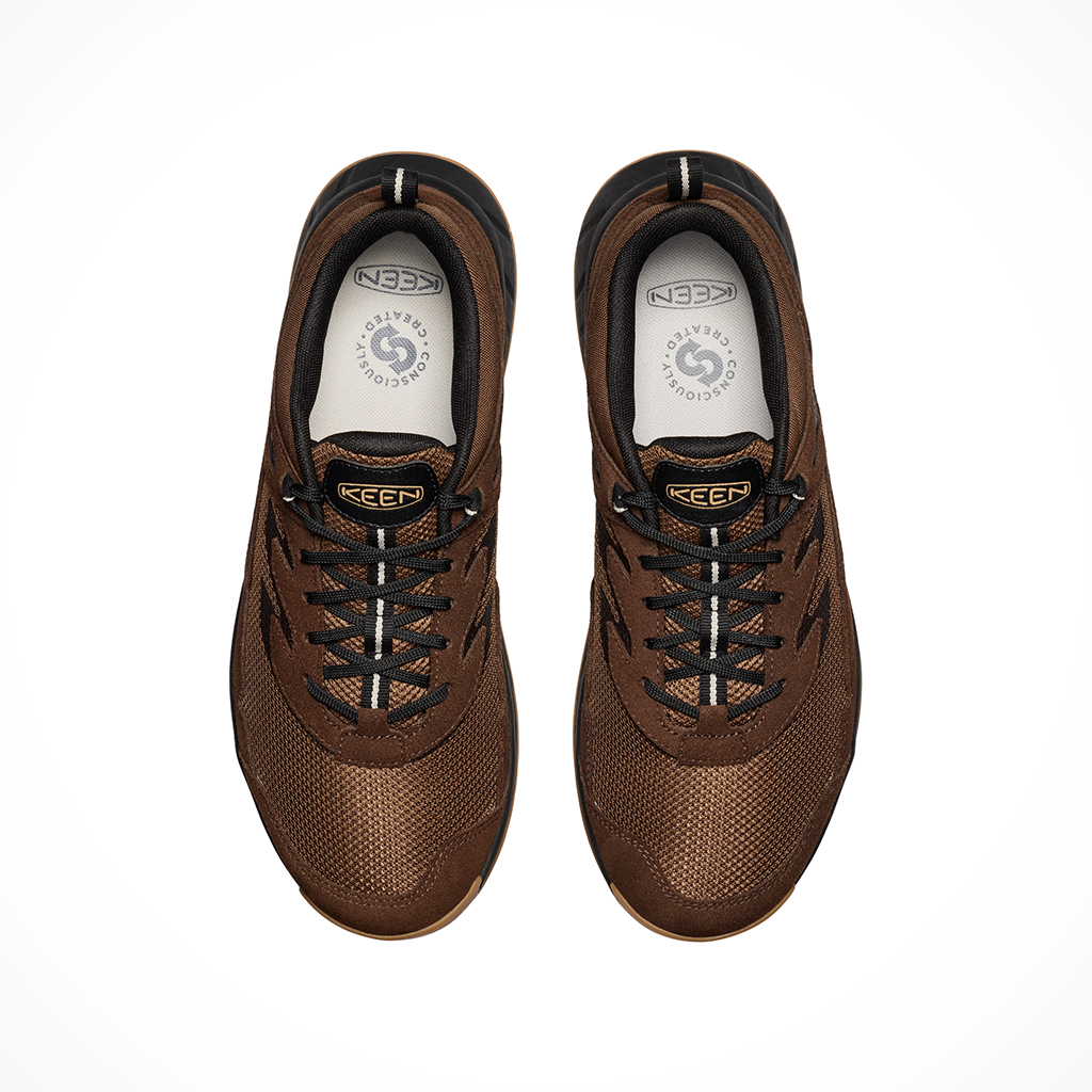 Product image: Keen Hightrail Vent Dark Earth Oak Bluff Mens 2026, shown from above.