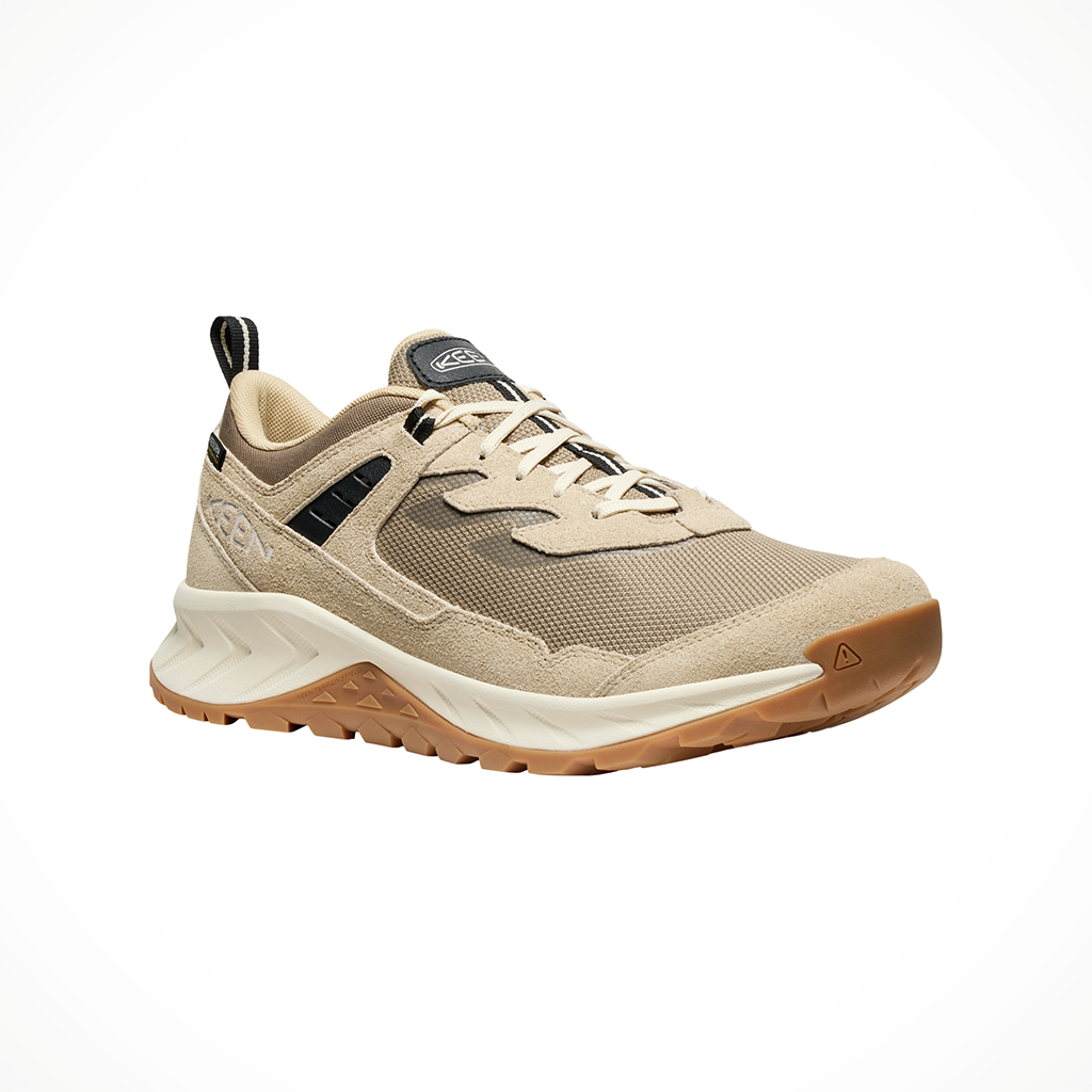 Product image: Keen Hightrail WP Wide Brindle Birch Mens 2026, shown from a three-quarter angled view.
