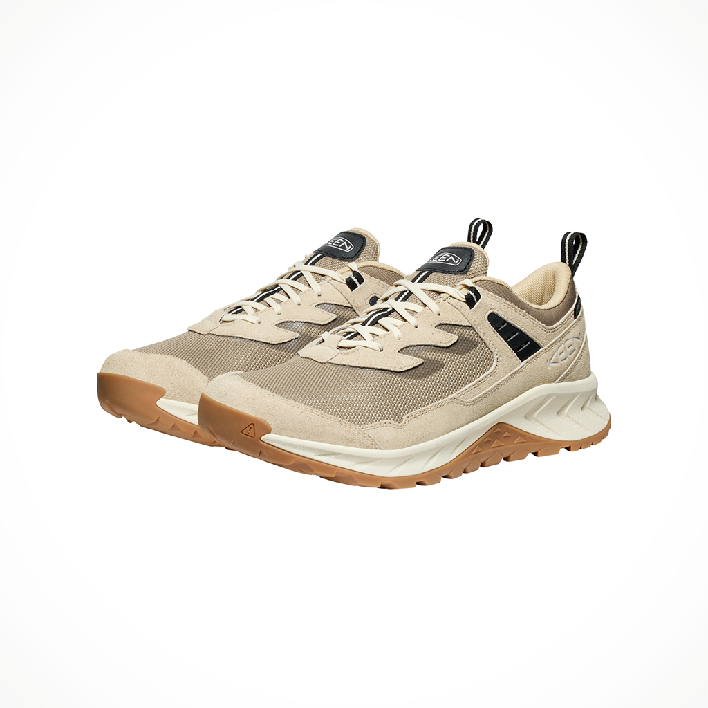 Product image: Keen Hightrail WP Wide Brindle Birch Mens 2026, shown as a pair.