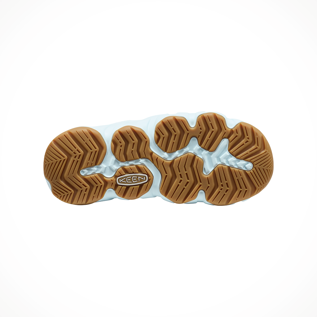 Product image: Keen Hyperport H2 Ballad Blue Birch Womens 2026, showing the bottom view.
