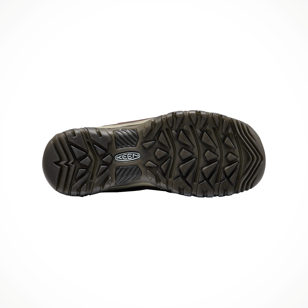 Product image: Keen Targhee IV WP java Bison mens 2026, showing the bottom view.