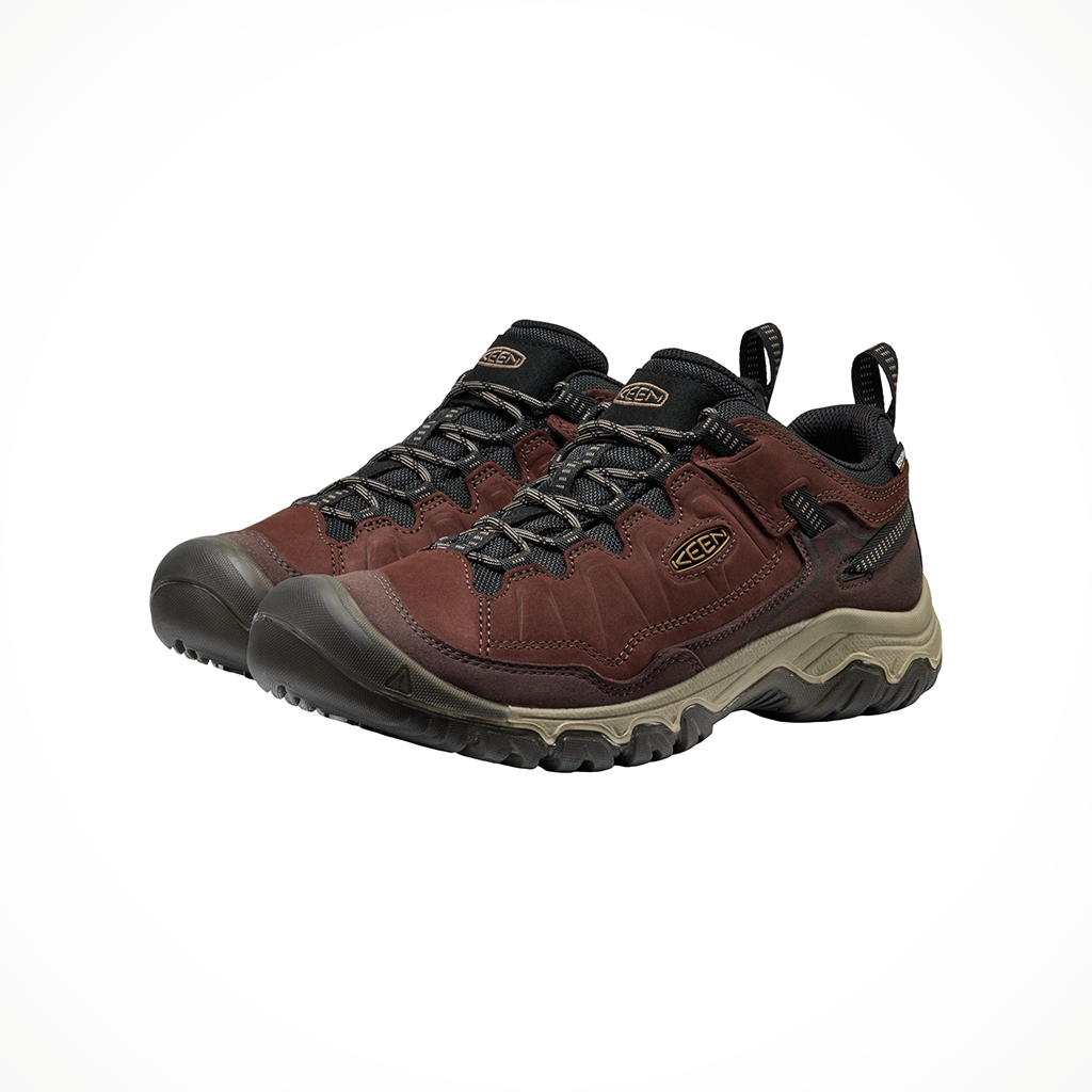 Product image: Keen Targhee IV WP java Bison mens 2026, shown as a pair.