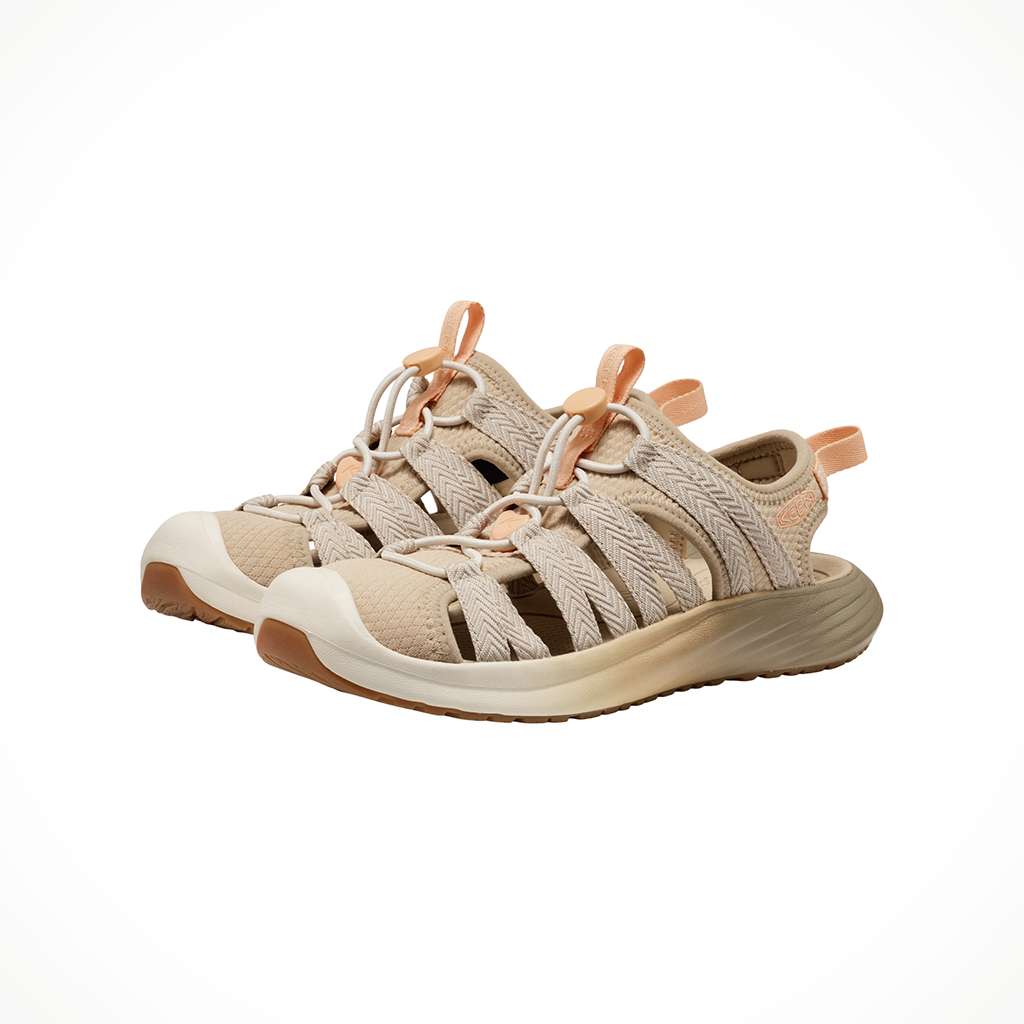 Product image: Keen Whisper Lite Safari Birch womens 2026, shown as a pair.