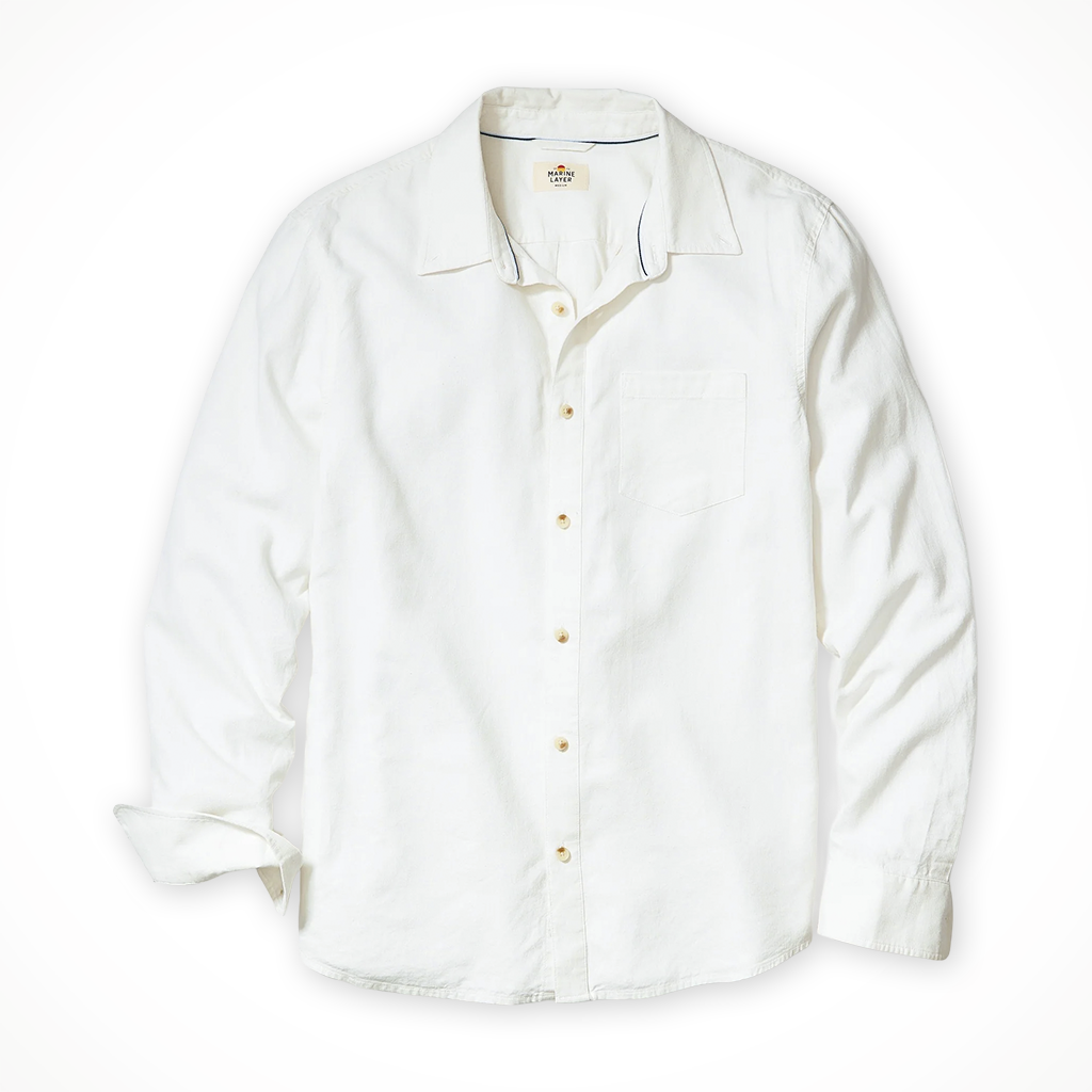 Better-Than-Linen Long Sleeve Shirt — Men's