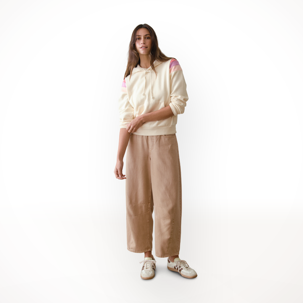 Product image: Marine Layer Cloud 9 Fleece Banks Hoodie Antique W Hite Womens 2026 Alt1.