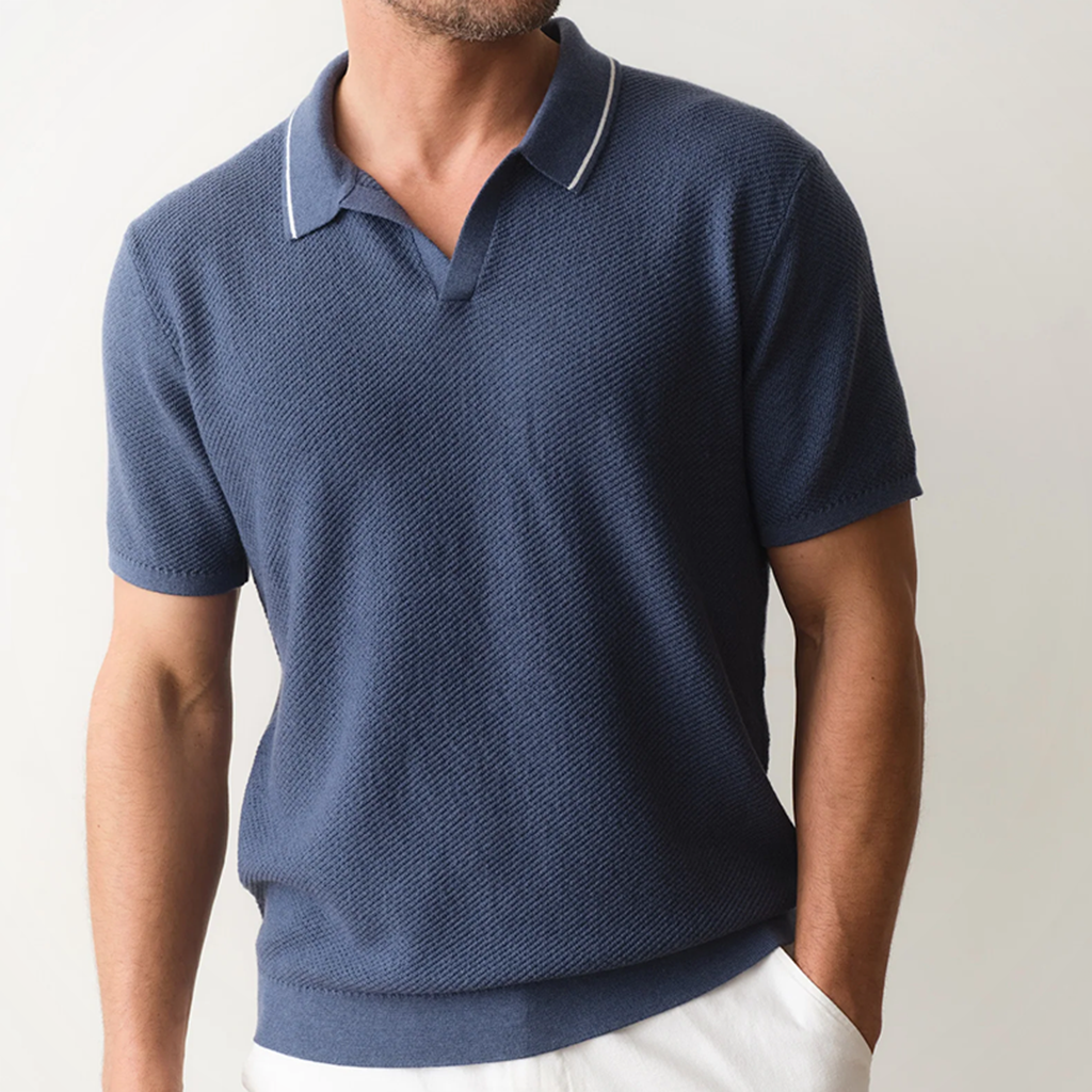 Greyson Sweater Polo — Men's