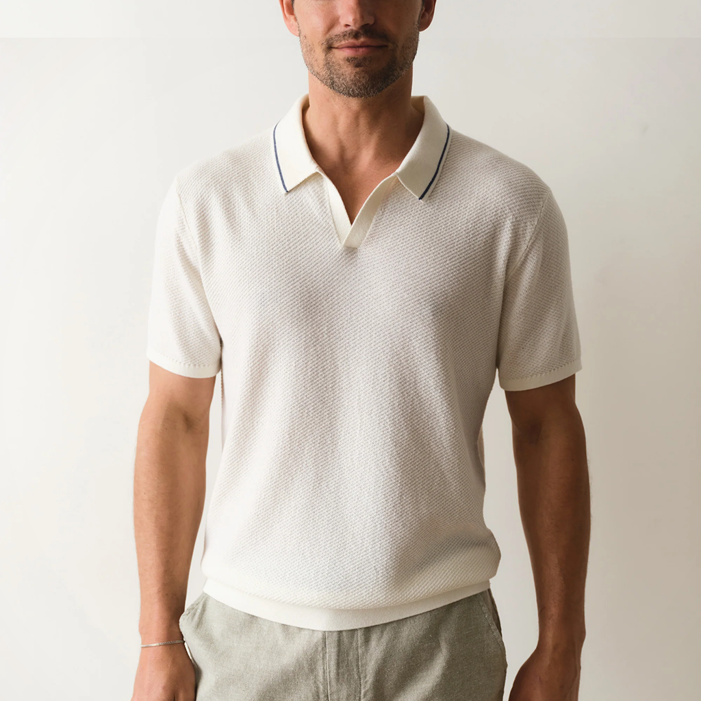 Greyson Sweater Polo — Men's