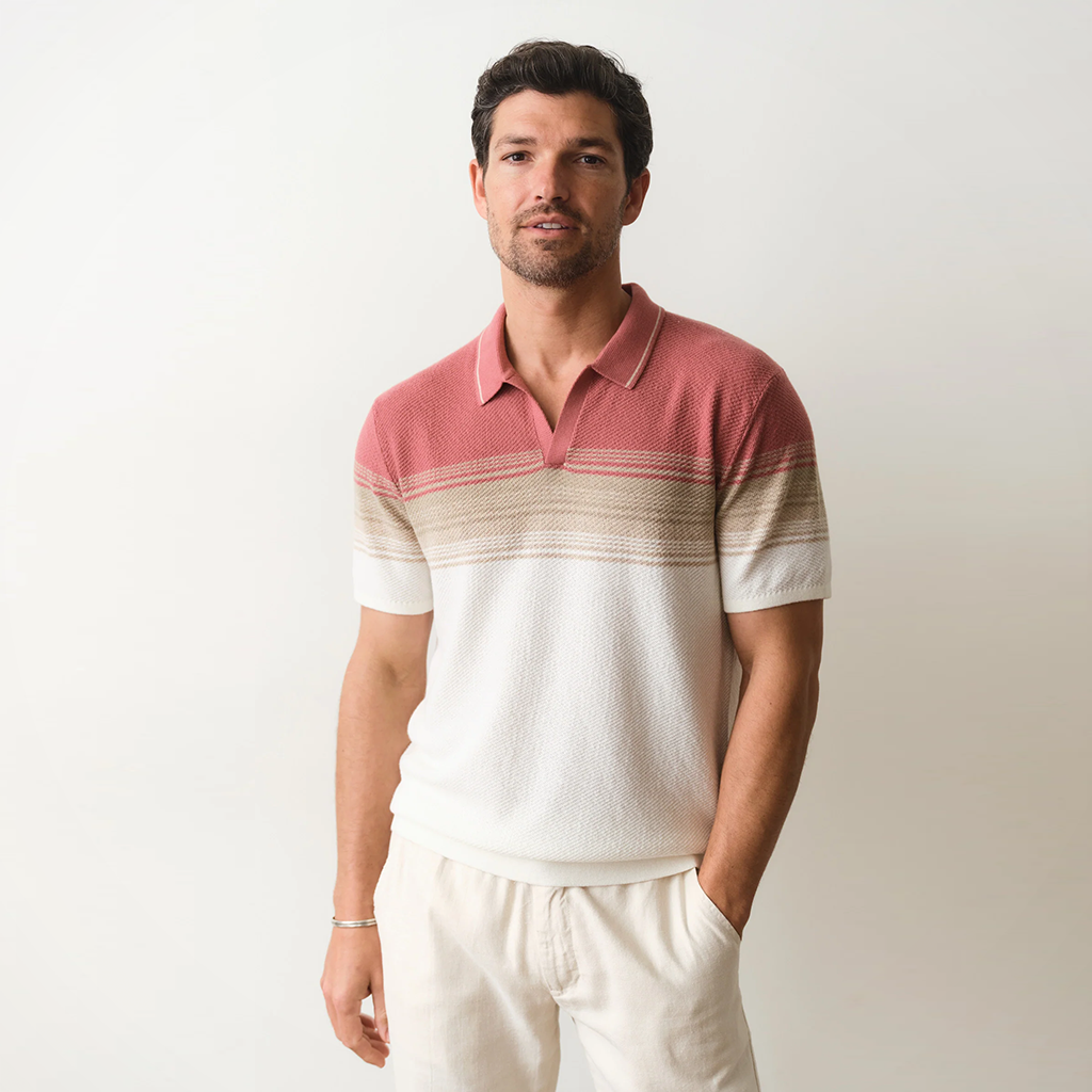 Greyson Sweater Polo — Men's