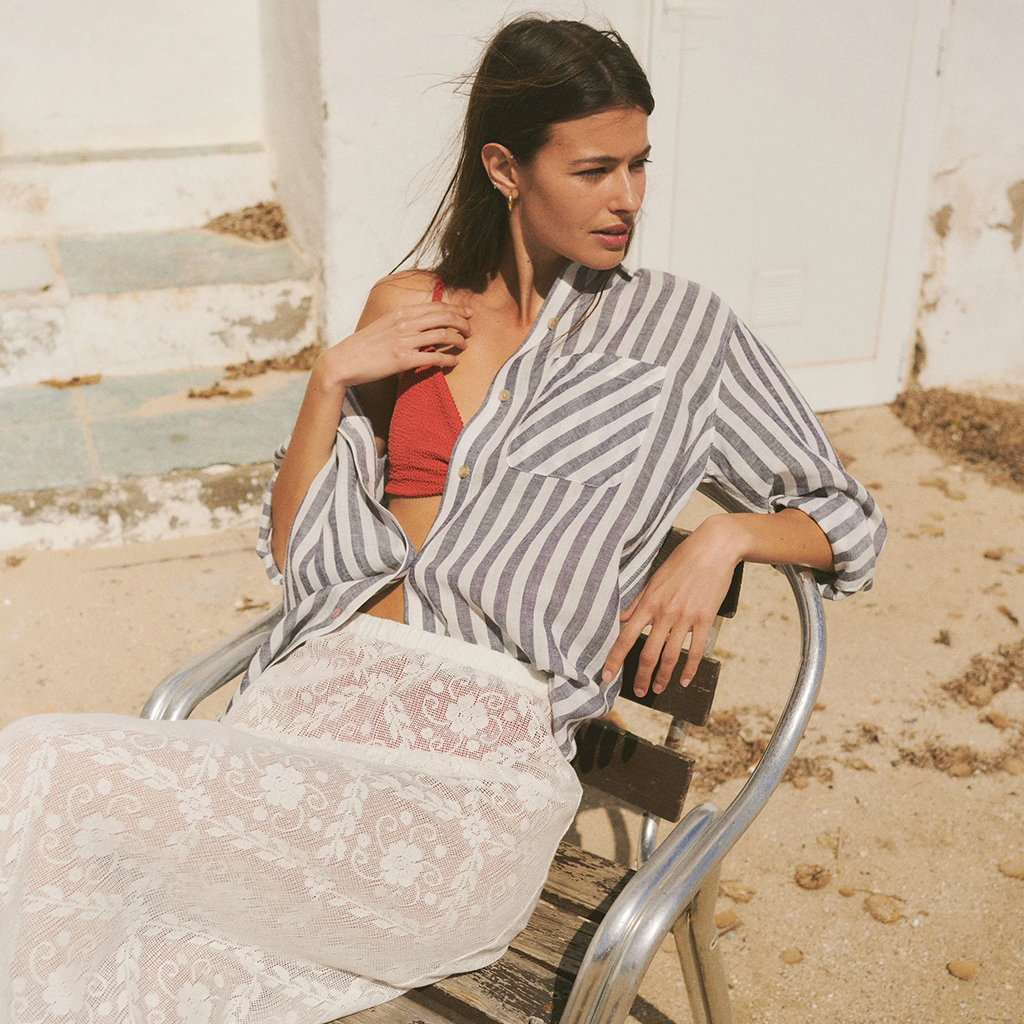 Jane Relaxed Linen Shirt — Women's