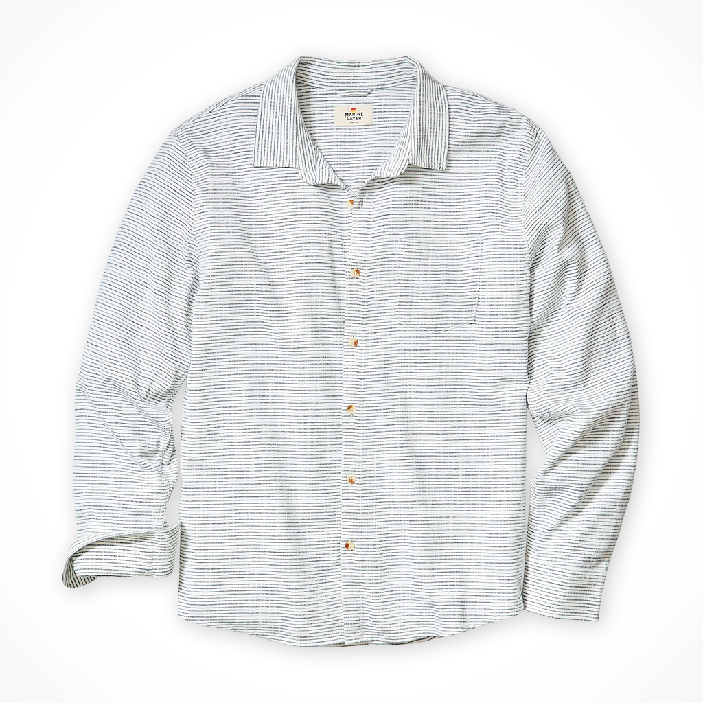 LS Classic Stretch Selvage Shirt — Men's