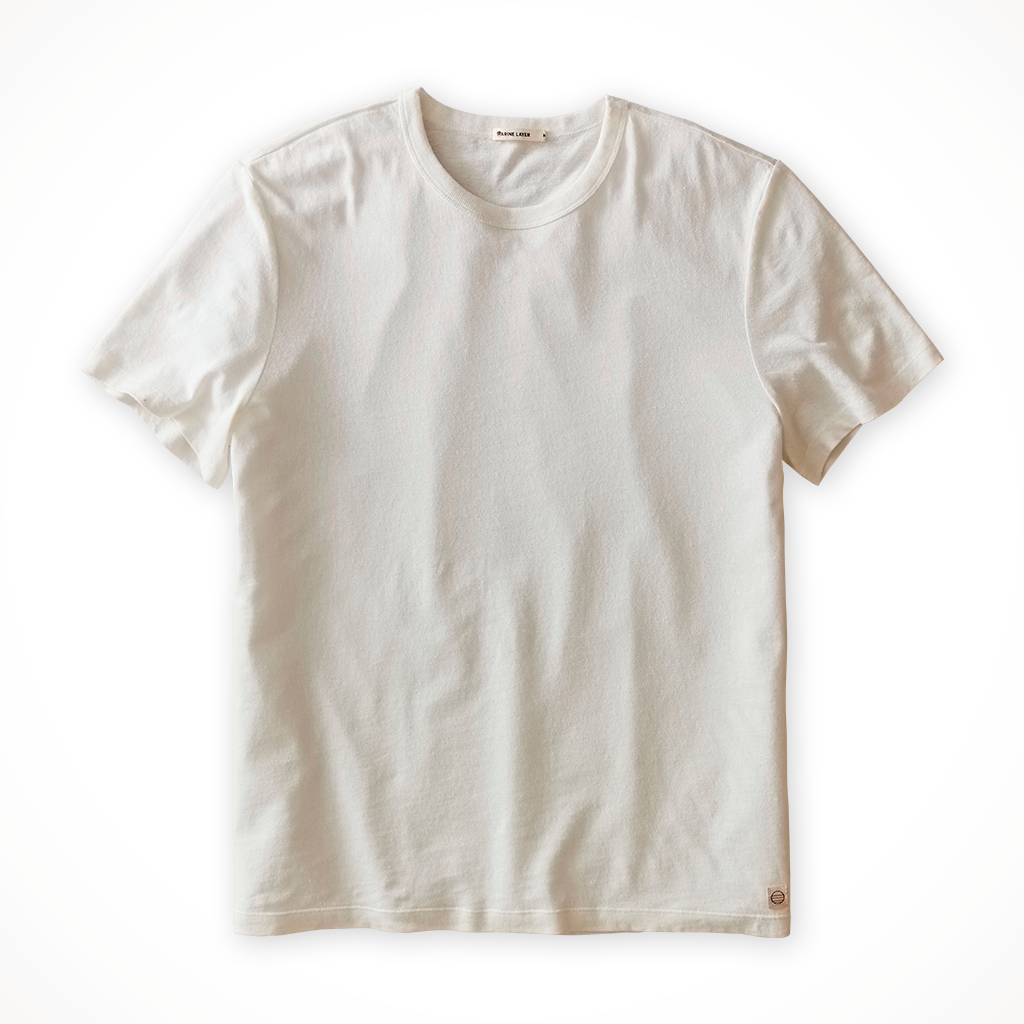 Relaxed Hemp Cotton Tee — Men's