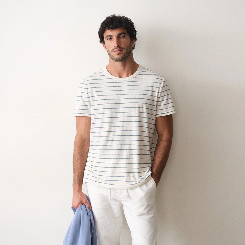 Relaxed Hemp Cotton Tee — Men's