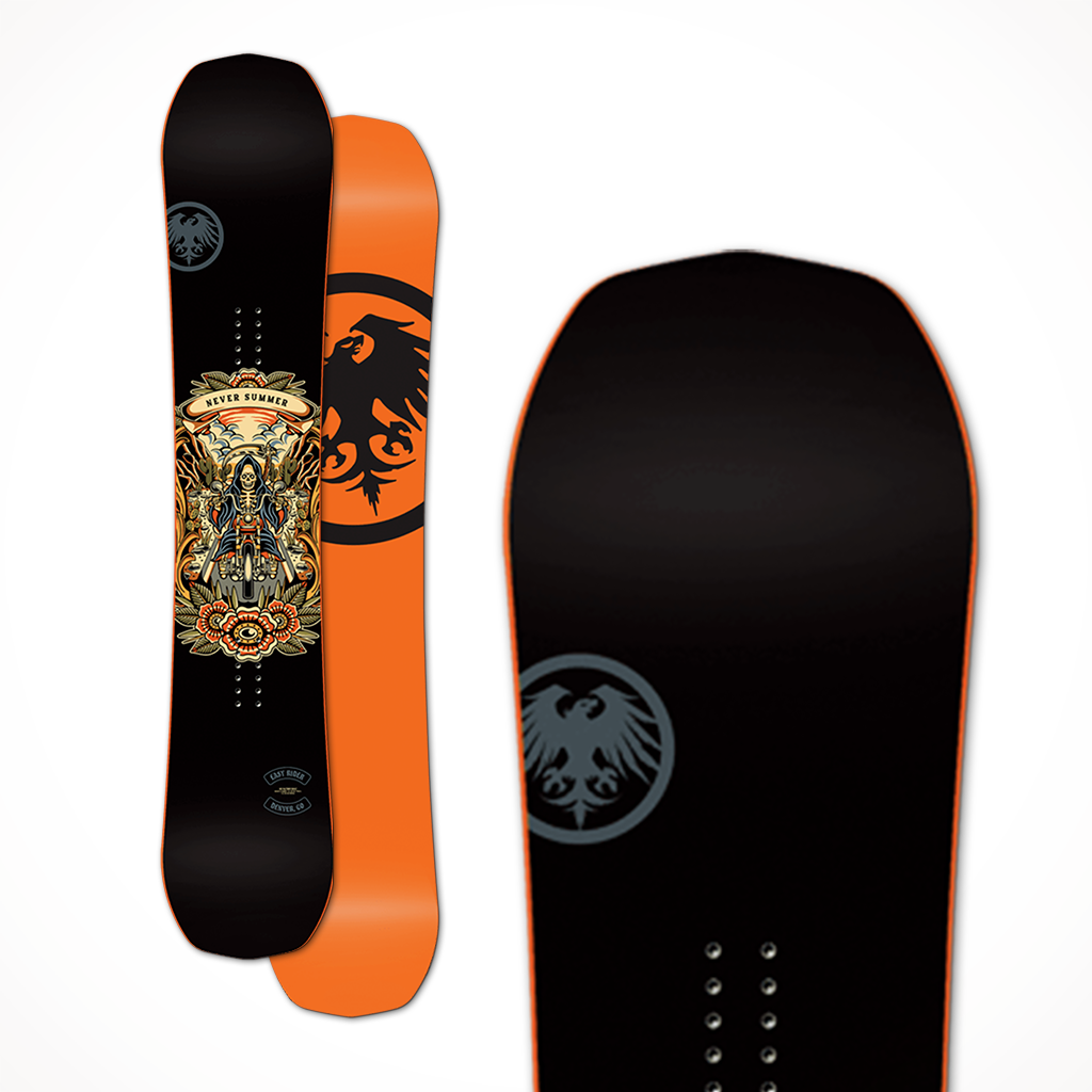 2025 Never Summer Easy Rider Unisex Snowboard — Triple Camber All