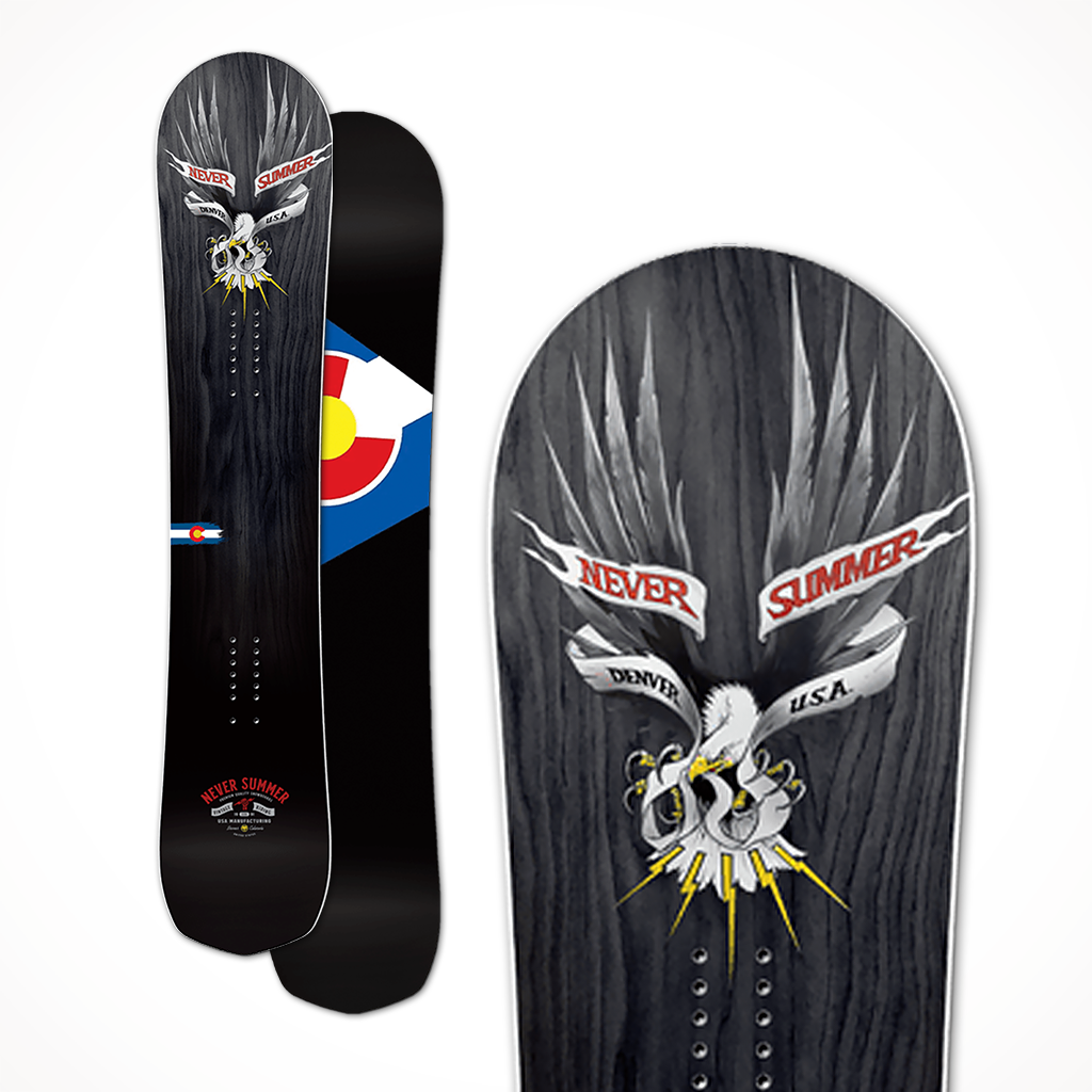 2025 Never Summer Shapeshifter Men's Snowboard — Mid-Wide