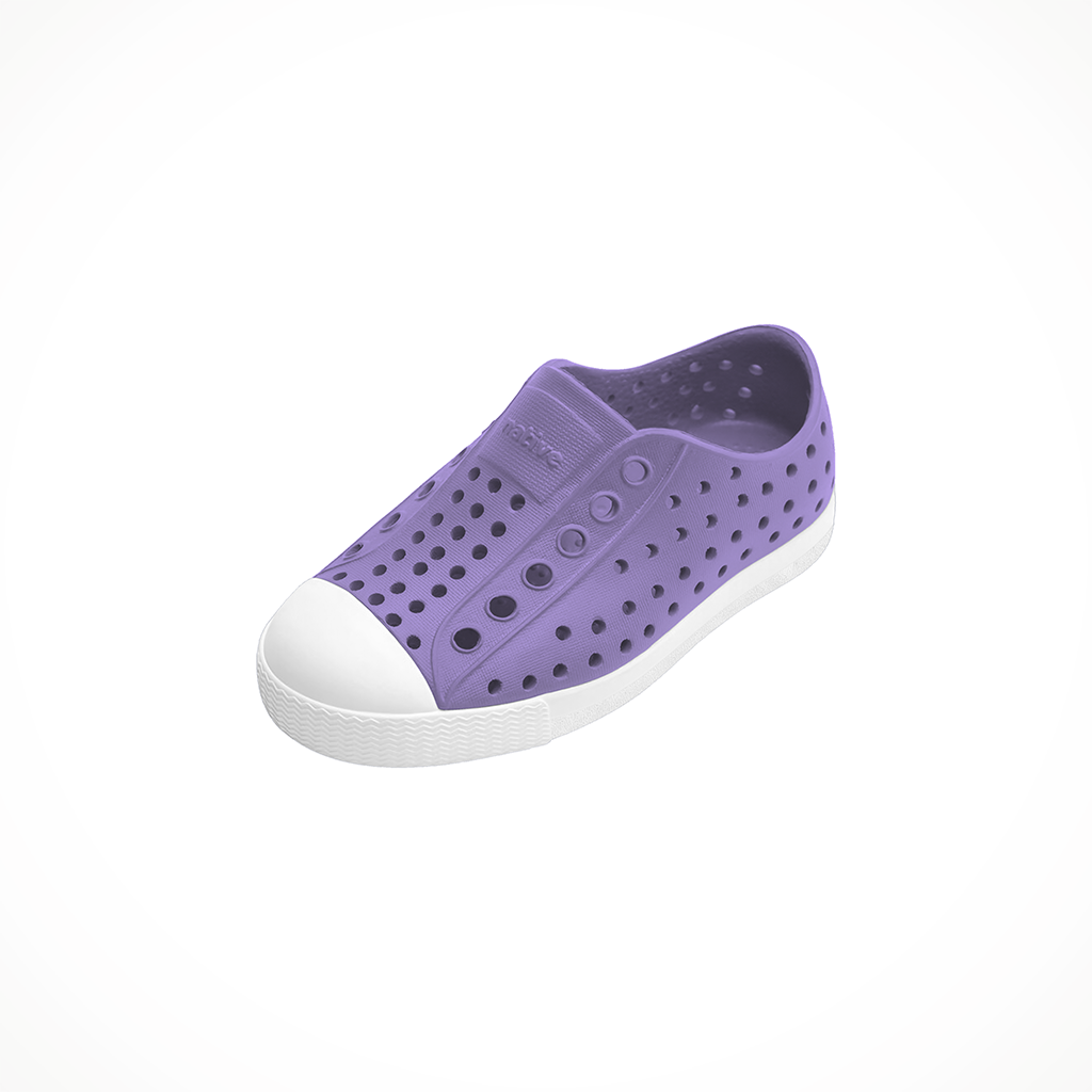 Product image: Native Jefferson Twirling Purple Kids 2026, shown from a three-quarter angled view.