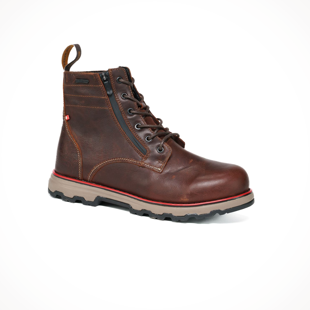 NexGrip Mens Ice Whiskey Winter Boots Olive Hazelnut Hero