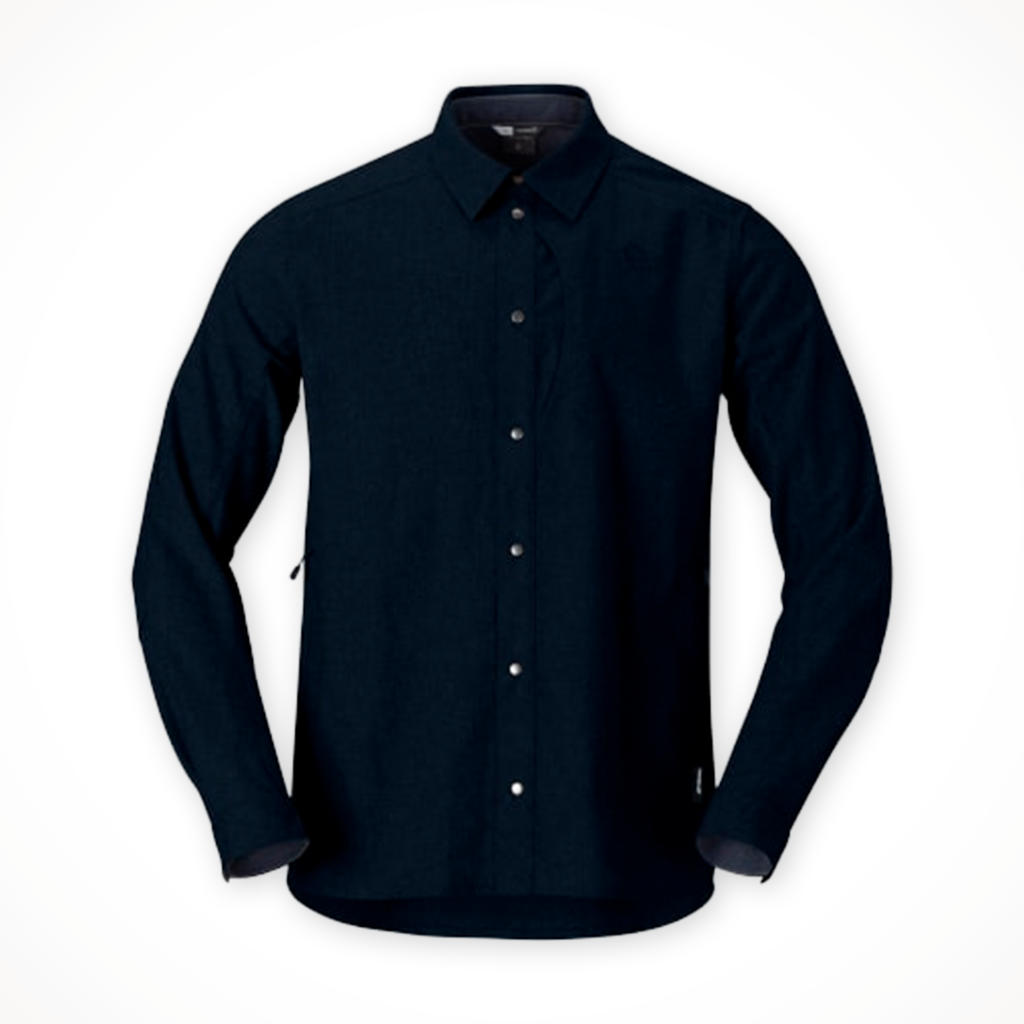 Femund Wool Plain Shirt — Men's
