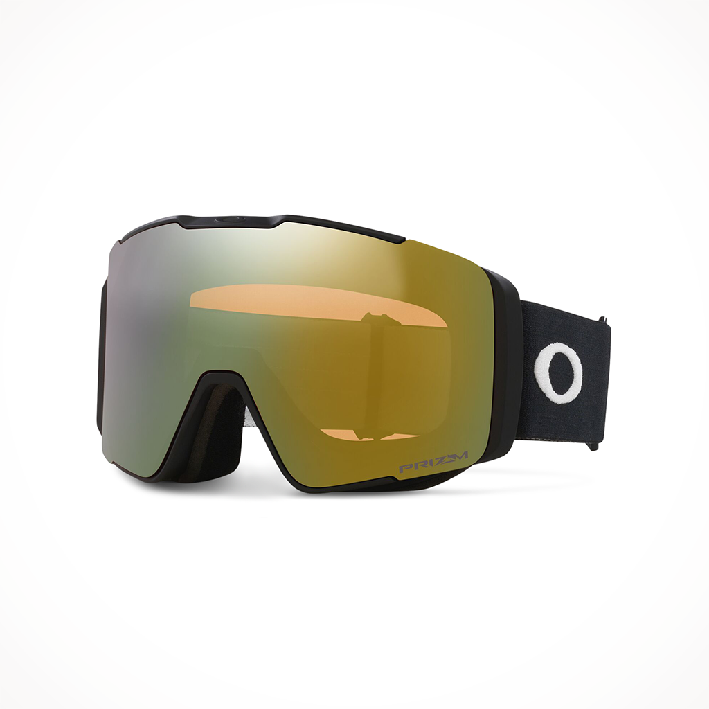 Product image: Oakley Line Miner Pro L Matte Black Prizm Sage Gold, shown in primary marketing view.
