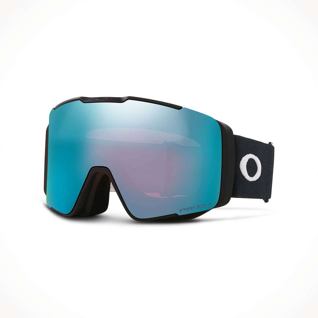 Product image: Oakley Line Miner Pro L Matte Black Prizm Sapphire, shown in primary marketing view.