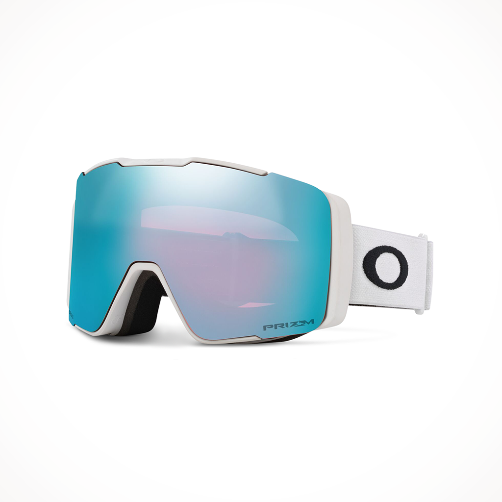 Product image: Oakley Line Miner Pro L Matte Wh Ite Prizm Sapphire Irid Iced Irid, shown in primary marketing view.