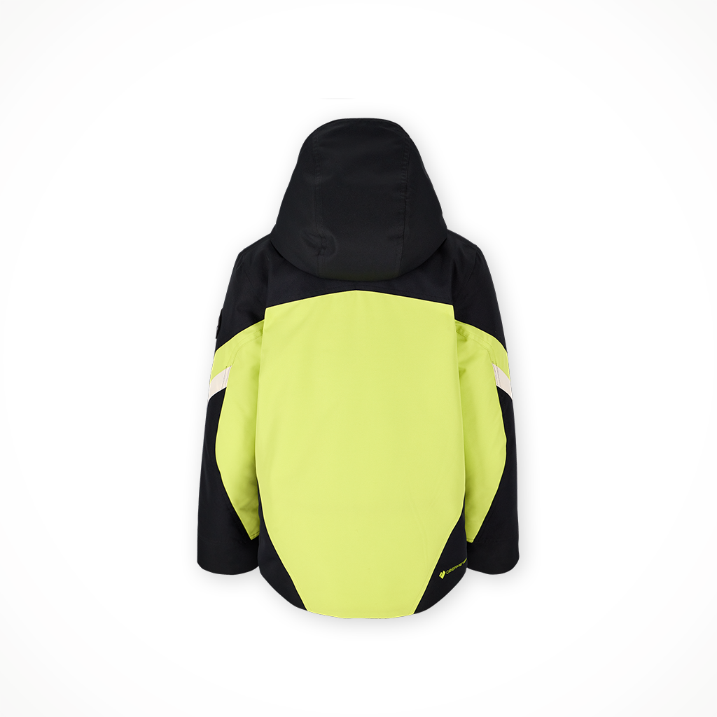 Product image: Obermeyer Fleet Jacket Chameleon kids 2025, shown from the back.