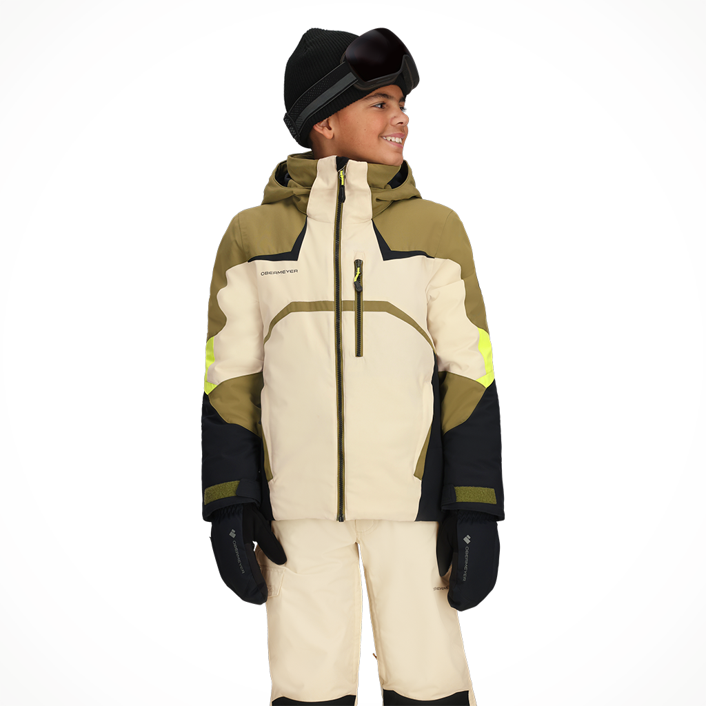 Product image: Obermeyer Mach 15 Jacket bone kids 2025 alt1.