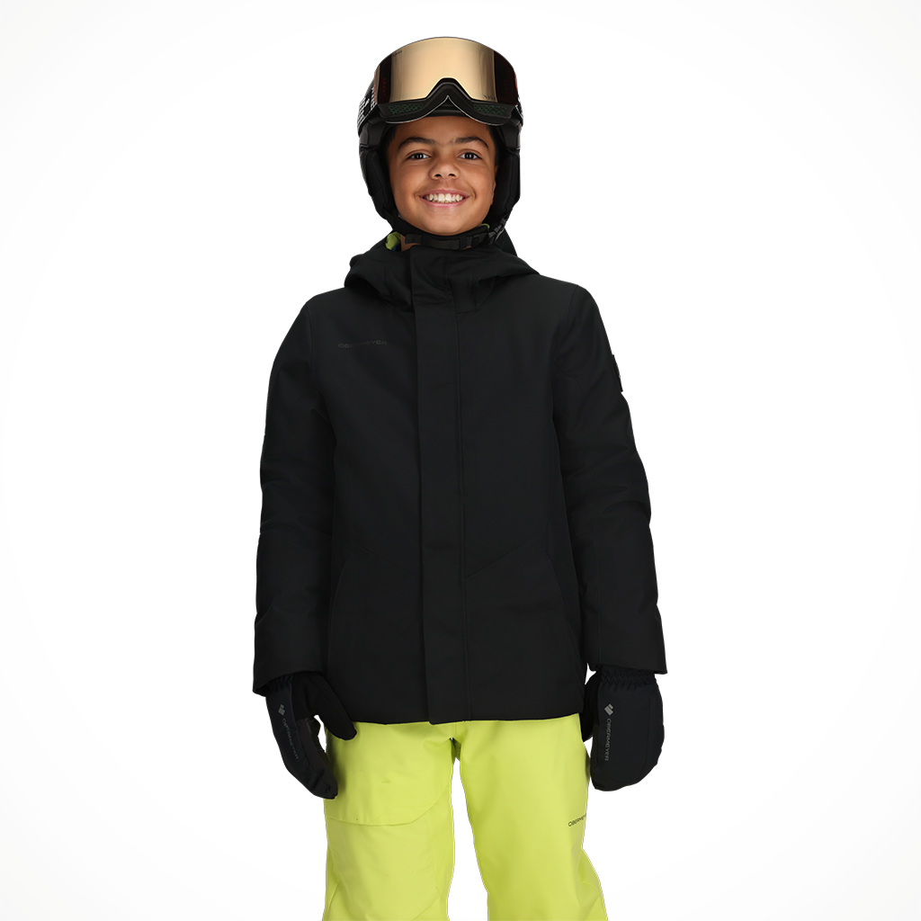 Product image: Obermeyer Ryder Jacket Black Kids 2025 alt1.