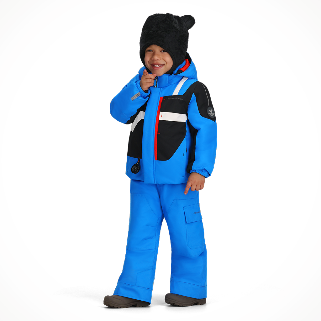 Product image: Obermeyer Super G Jacket Blue Vibes kids 2025 alt2.
