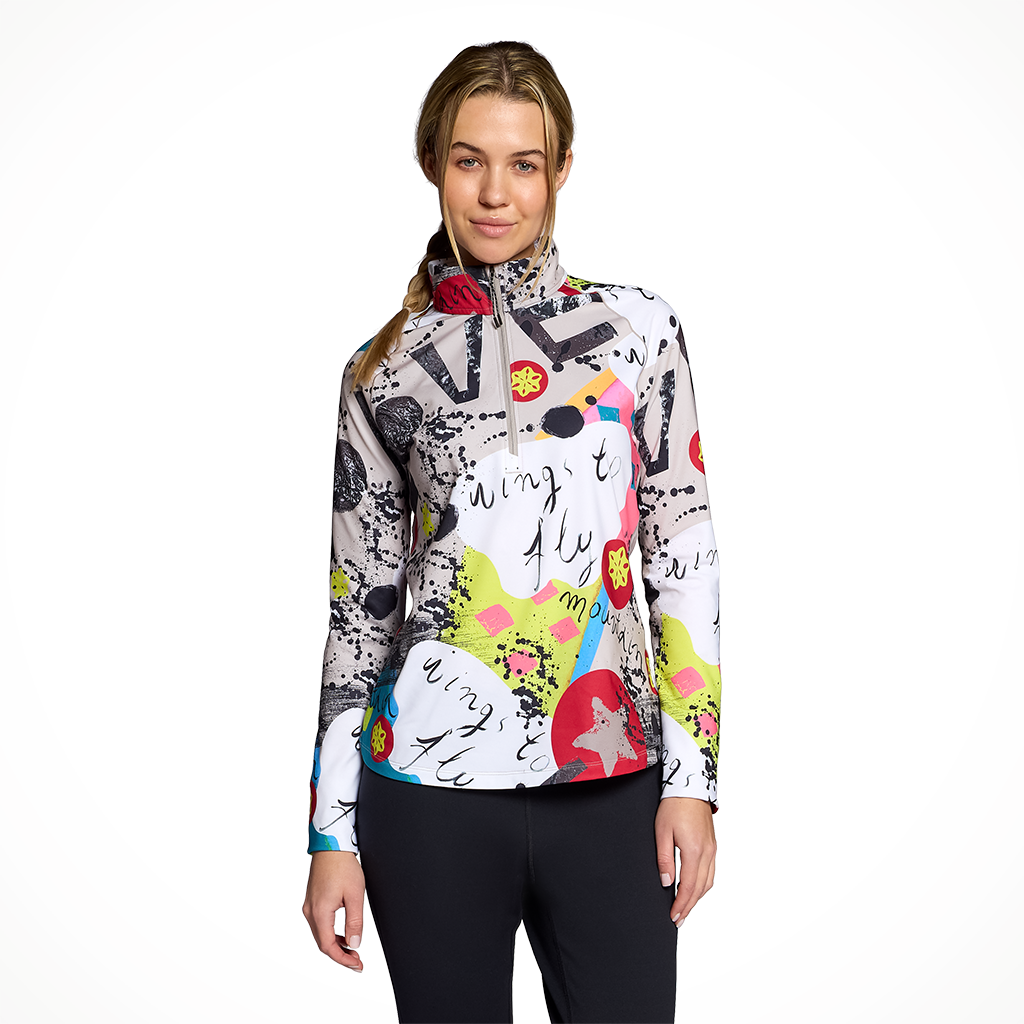 W Oly Baselayer Zip Top — Women's