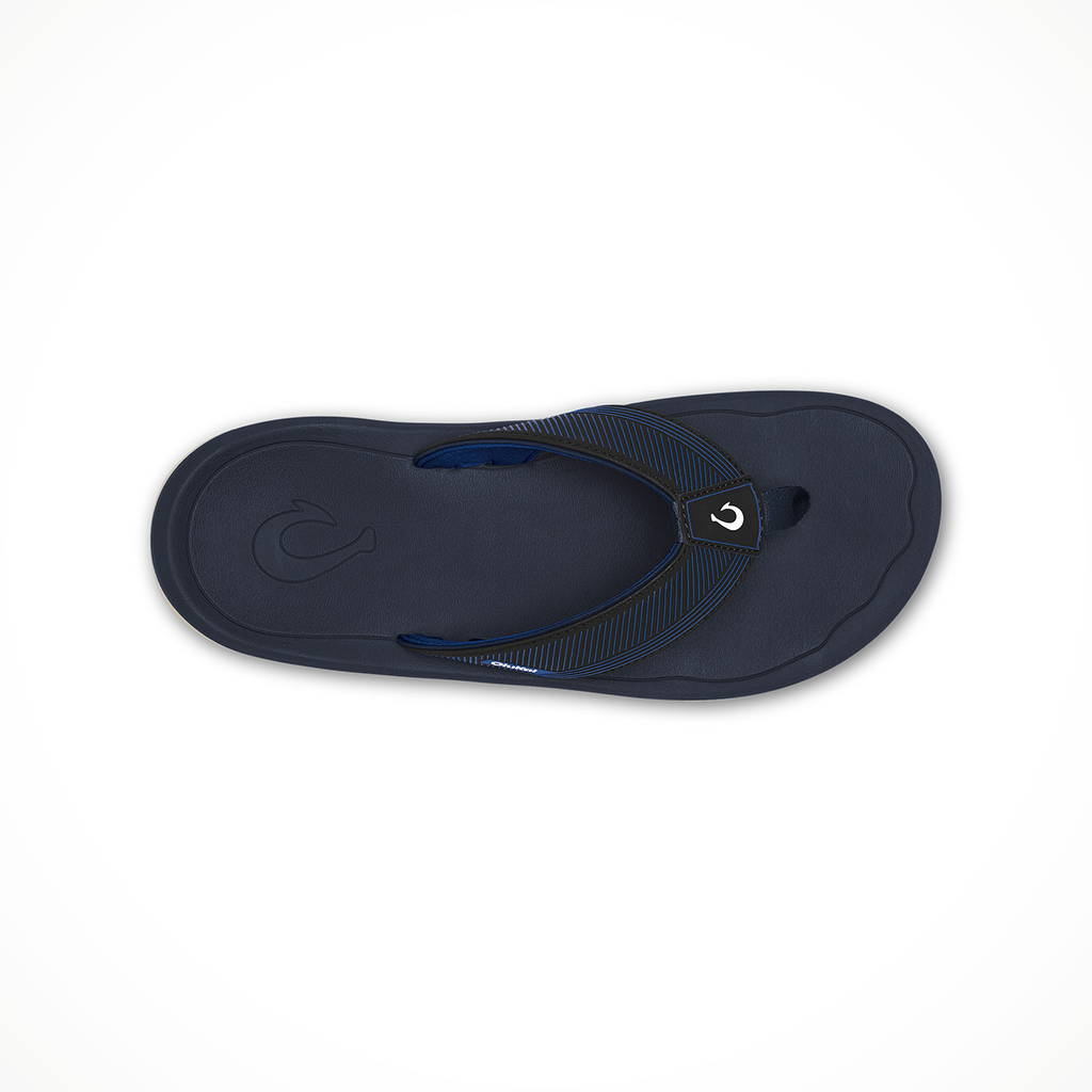 Product image: Olukai Aki Kai Trench Blue Mens 2026, shown from above.