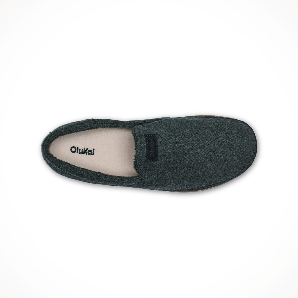 Product image: Olukai Kalawa Dark Shadow Dark Shadow Mens 2025, shown from above.