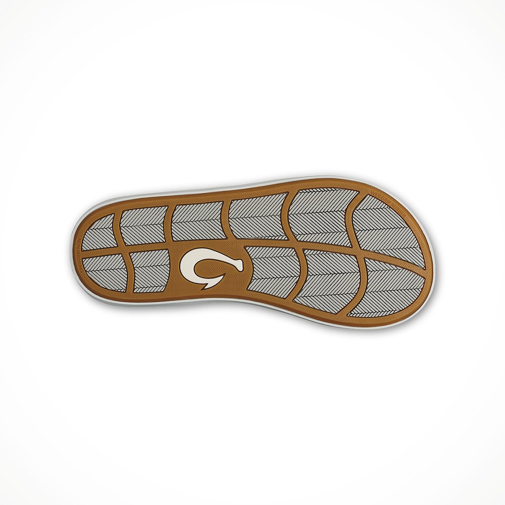 Product image: Olukai Ki i Ash Sterling Mens 2026, showing the bottom view.