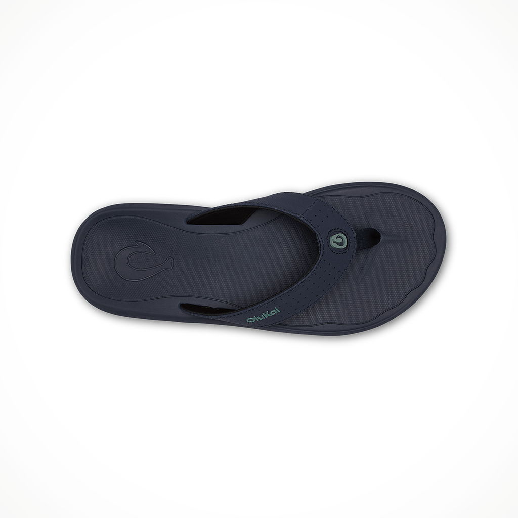 Product image: Olukai Ki i Trench Blue Mens 2026, shown from above.