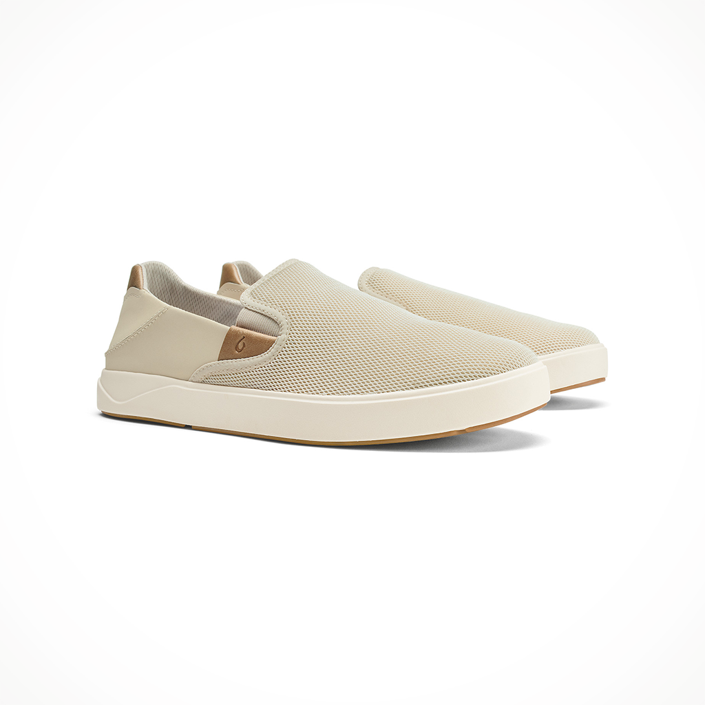 Product image: Olukai Laeahi Nui Tapa Tan Mens 2026, shown as a pair.