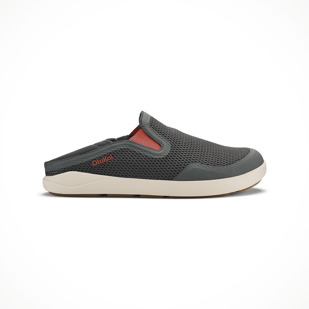 Product image: Olukai Moku Slip On Island Salt Koi Mens 2026 Slide.