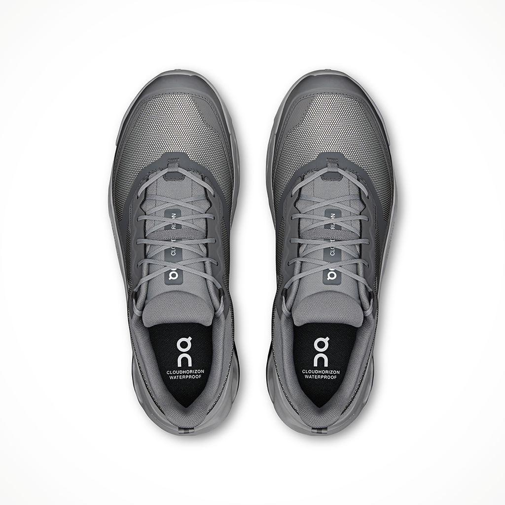 Product image: On Cloudhorizon 2 WP Rock Alloy Mens, shown from above.