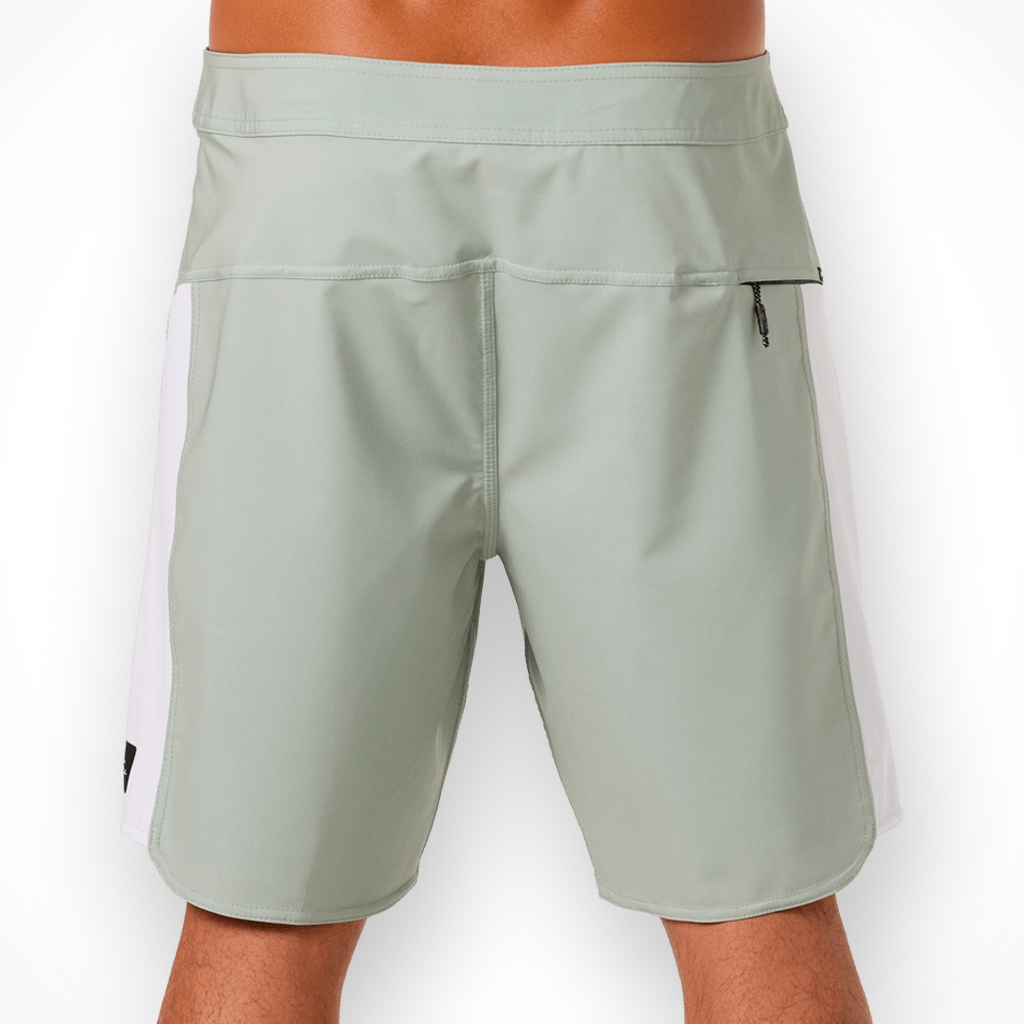Product image: Oneil Hyperfreak T Ech Panel 18 inch Boardshort seagrass mens 2026, shown from the back.