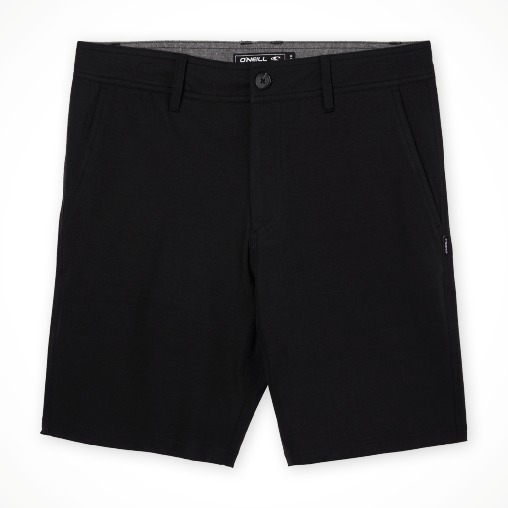 Product image: Oneil Reserve Light Check 19 Short Black Mens 2026, shown in primary marketing view.