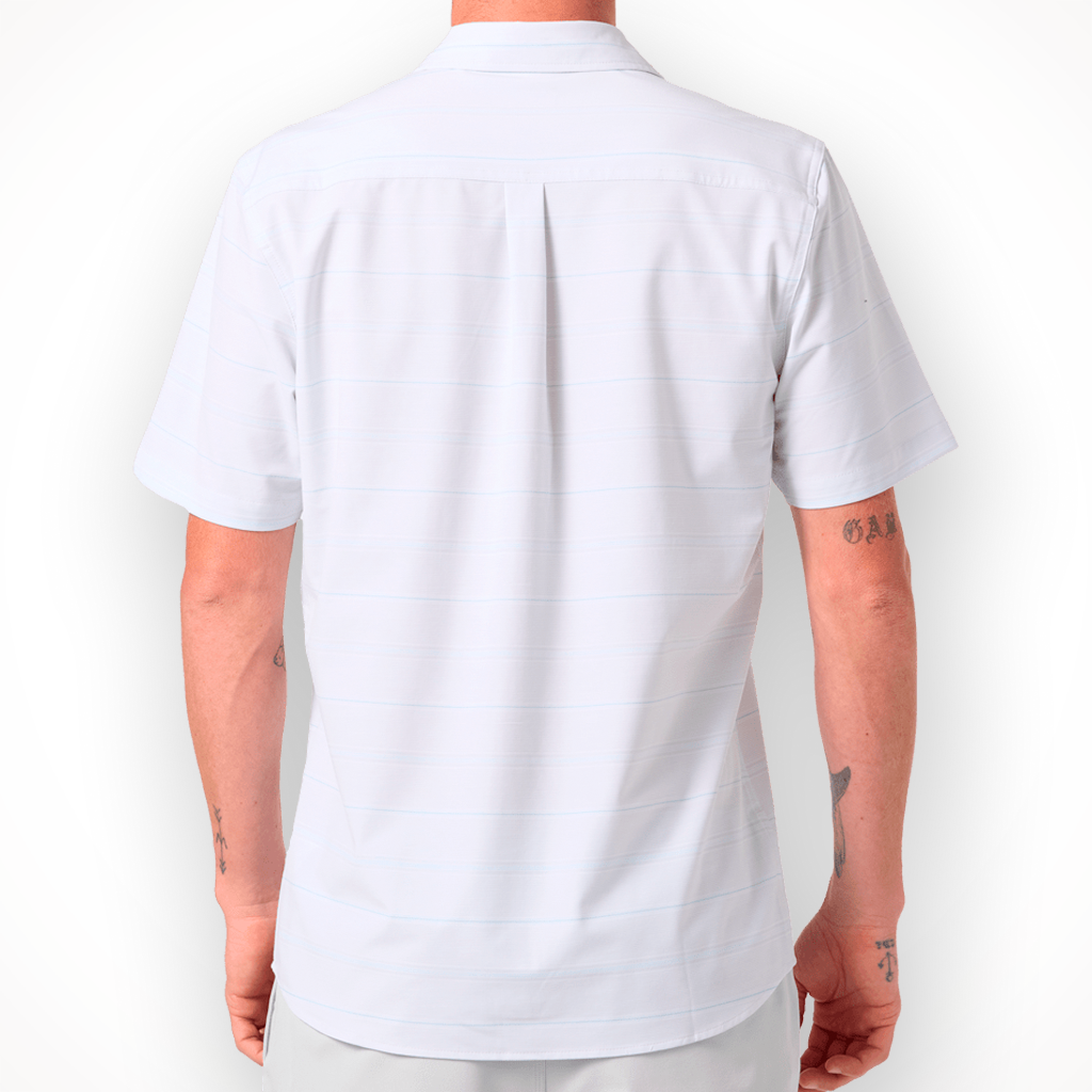 Product image: Oneil UPF Slub Relaxed SS Woven Shirt White Mens 2026 alt2.