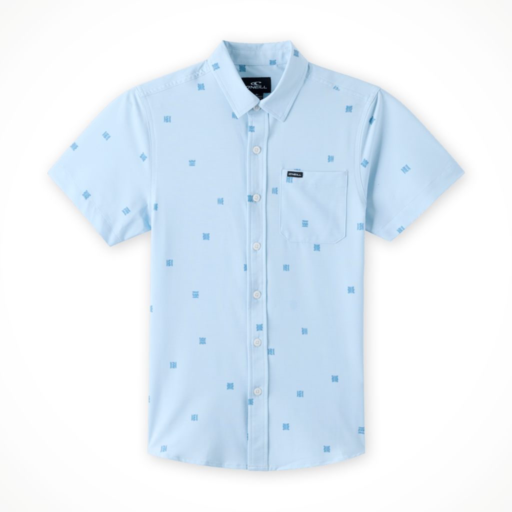 Product image: Oneil UPF Slub Standard SS Shirt Baby Blue Mens 2026, shown in primary marketing view.