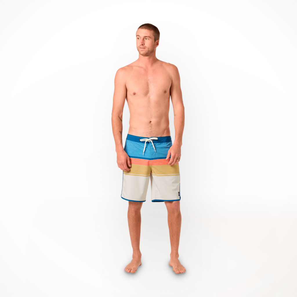 Product image: Oneil lennox Scallop 19 Inch boardshort LT Khaki Mens 2026, shown in primary marketing view.