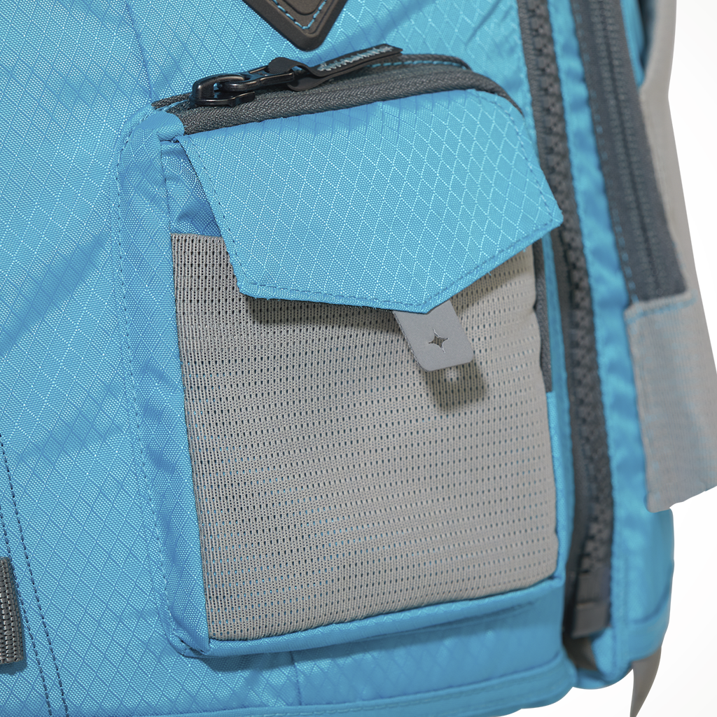 Paddling Astral PFDs ERonny WaterBlue Pocket Detail 1