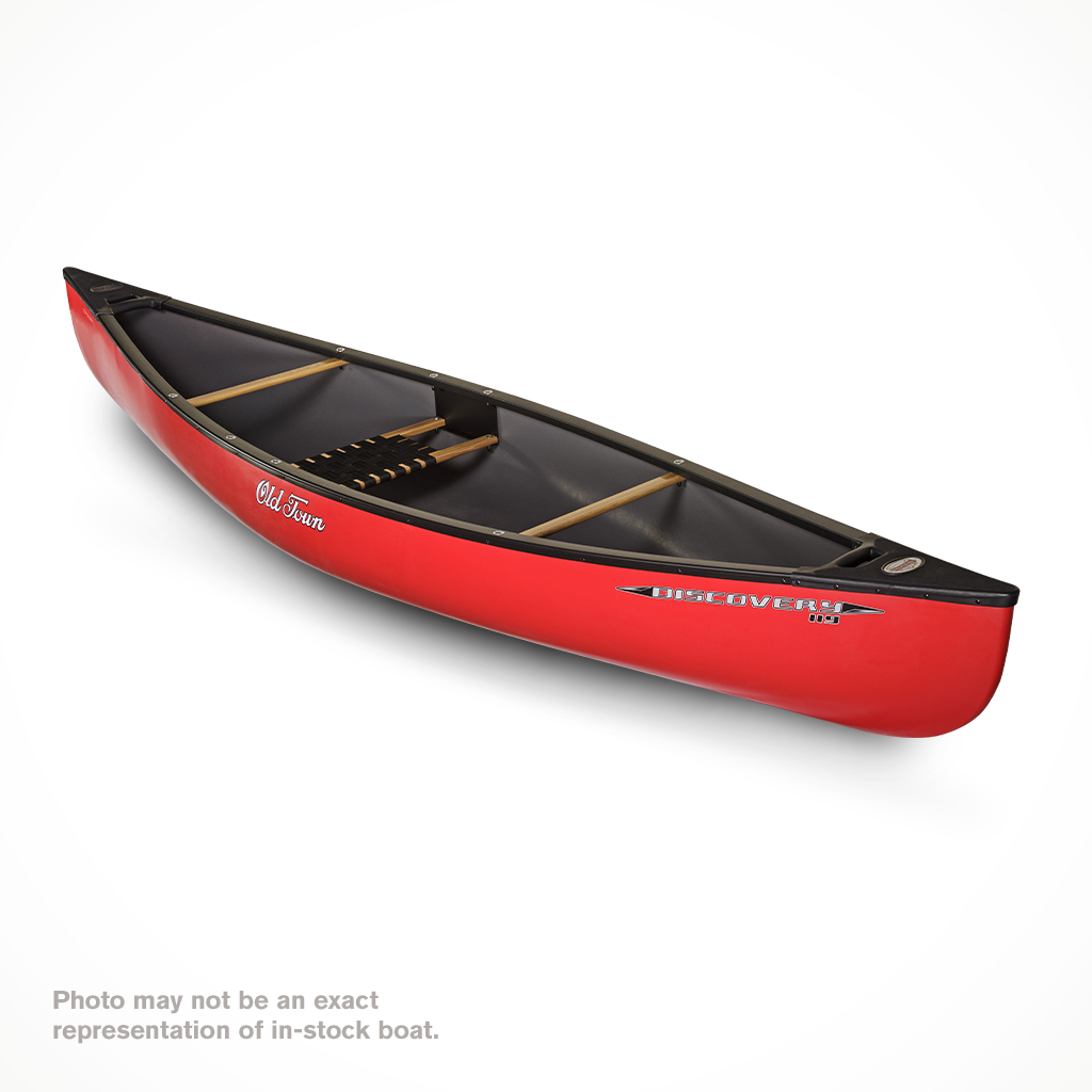 Paddling Canoe Old Town Discovery 119 Red Iso
