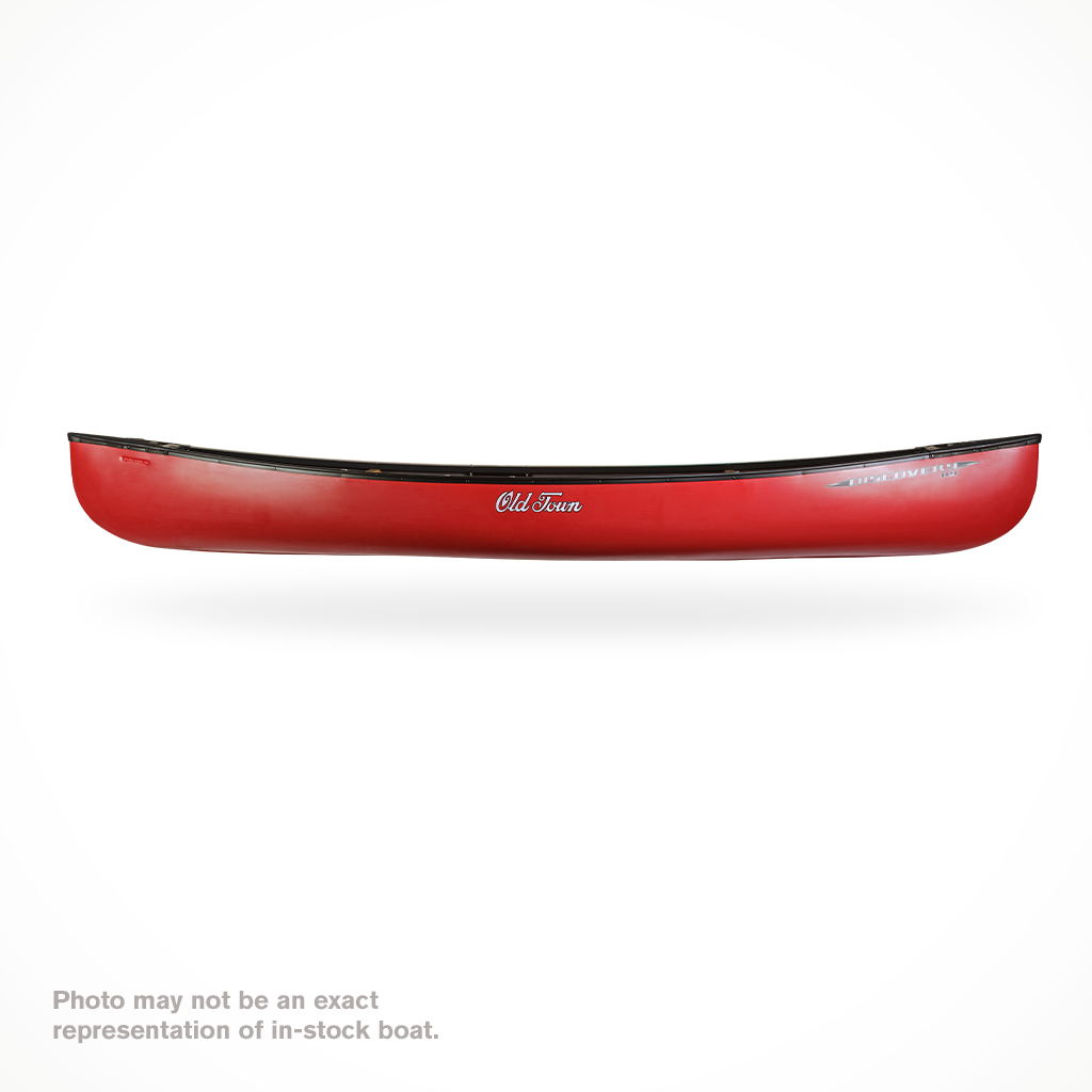 Paddling Canoe Old Town Discovery 119 Red Side